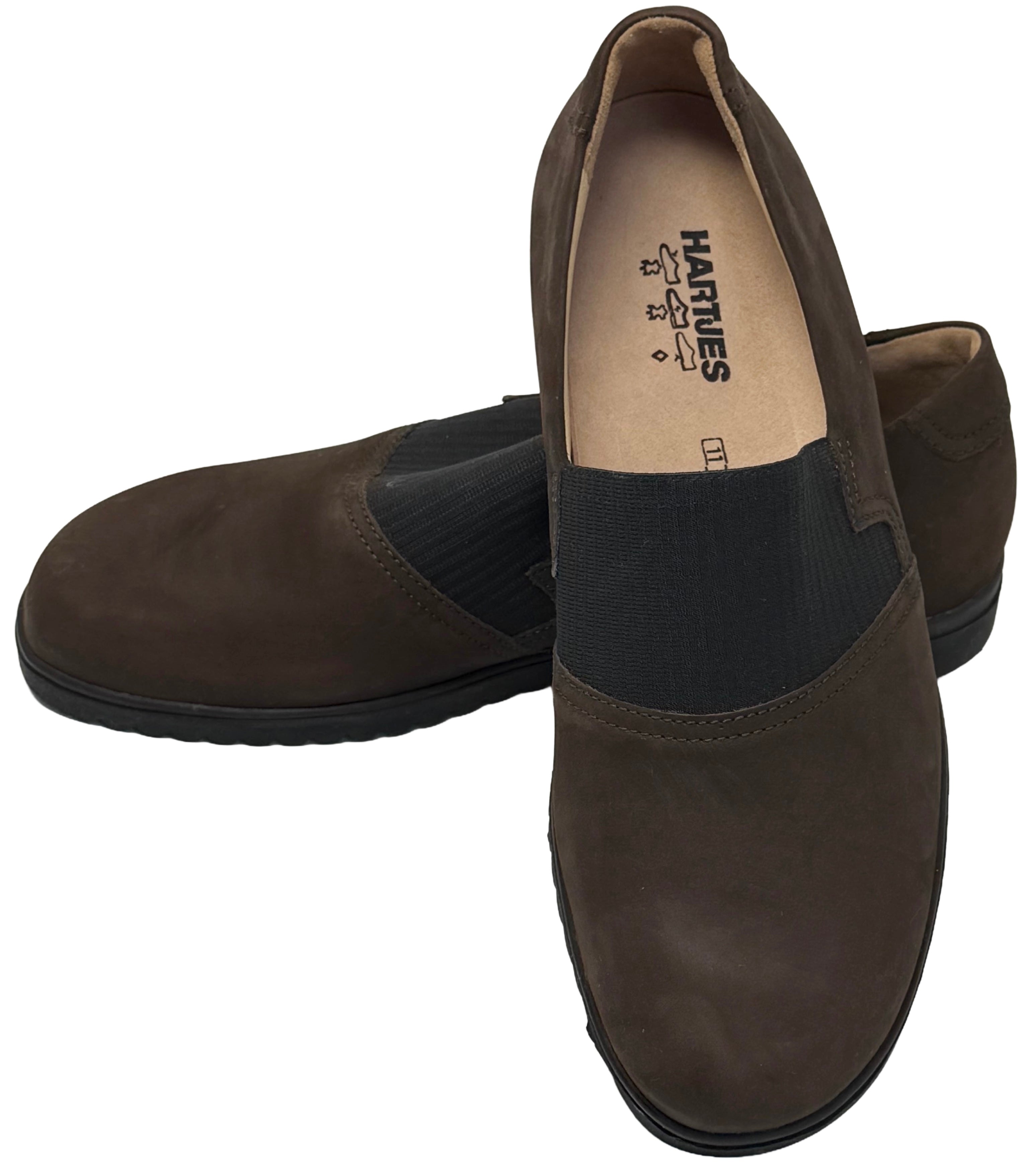 Vintage Hartjes 11263 Nubuck Mens Slip on