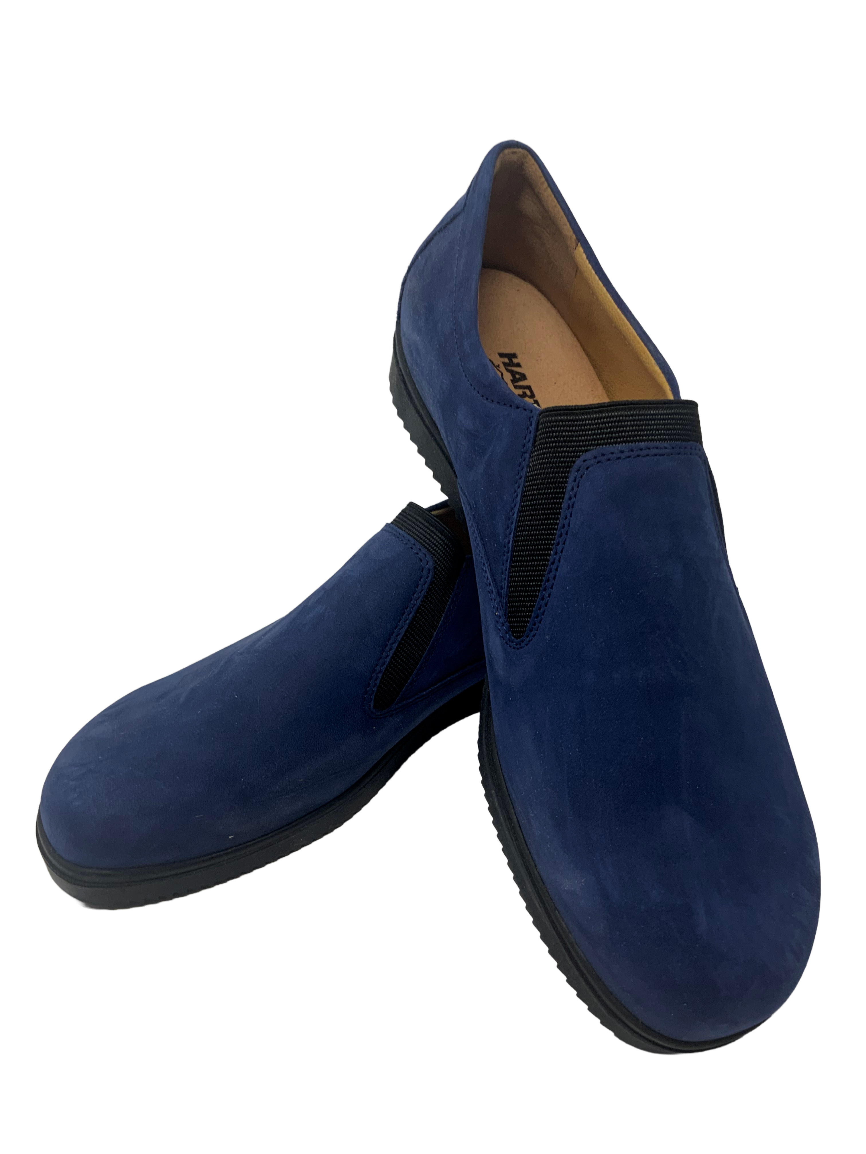Vintage Hartjes 14462 Women’s Nubuck Leather Slip-On Shoes