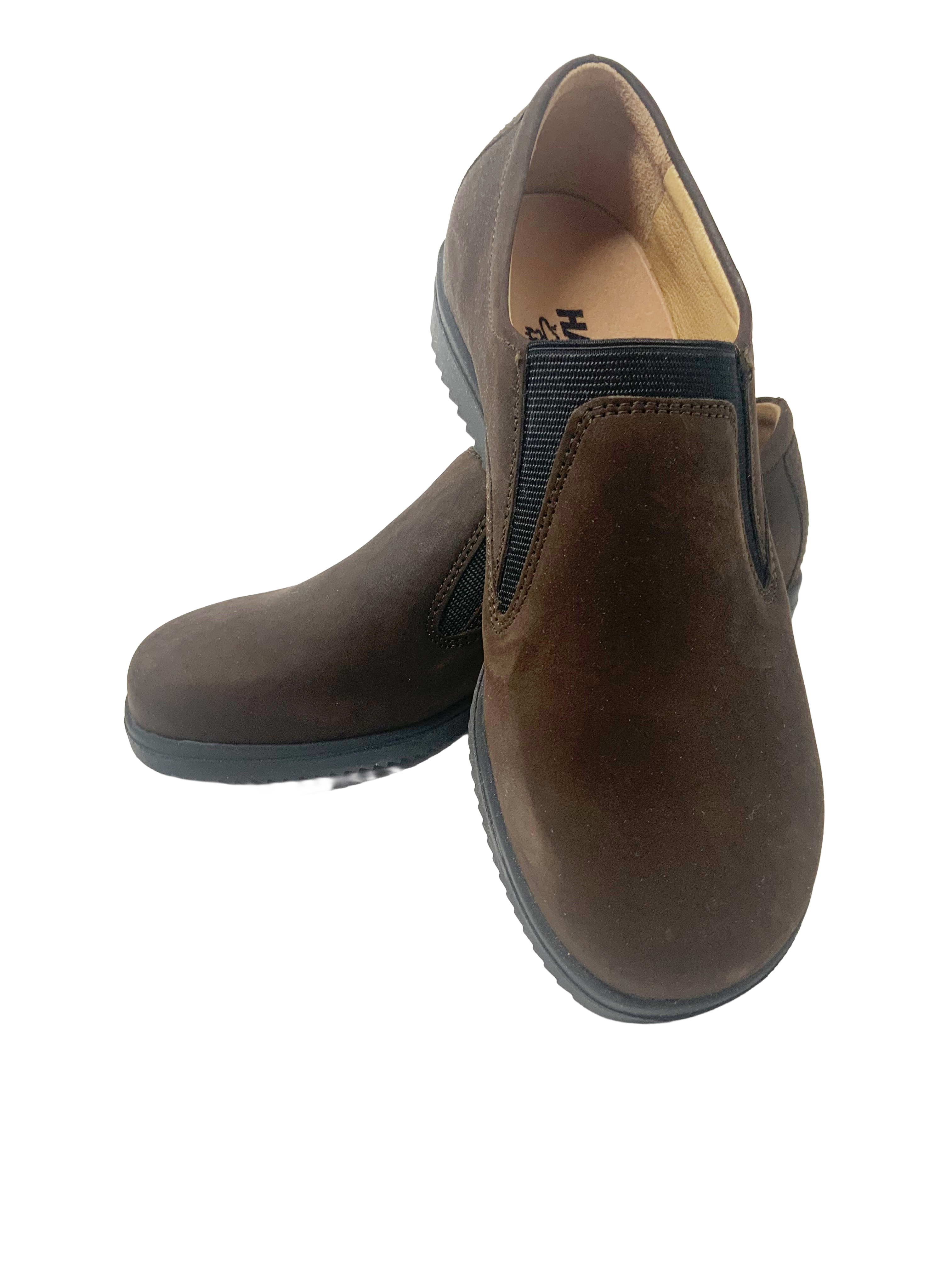 Vintage Hartjes 14462 Women’s Nubuck Leather Slip-On Shoes