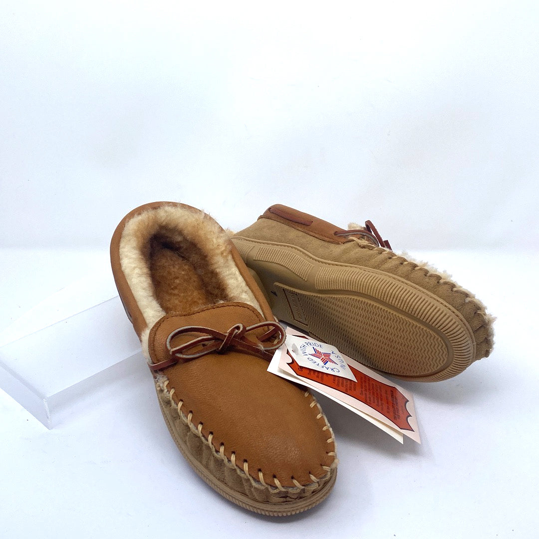 Vintage Adirondack Moccasin Slippers 12345 - Pasadena Sole