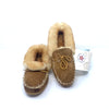 Vintage Adirondack Sheepskin Suede Moccasin Slippers 70605 - Pasadena Sole