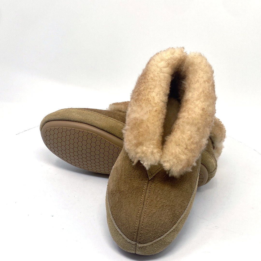 Vintage Adirondack Sheepskin Suede Booties 12355 - Pasadena Sole