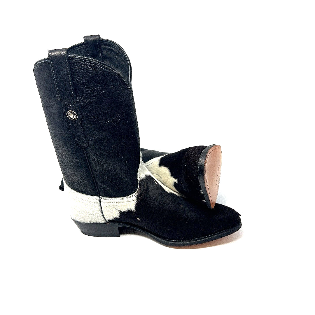 Black+White Hair on Calf DP0225R - Pasadena Sole