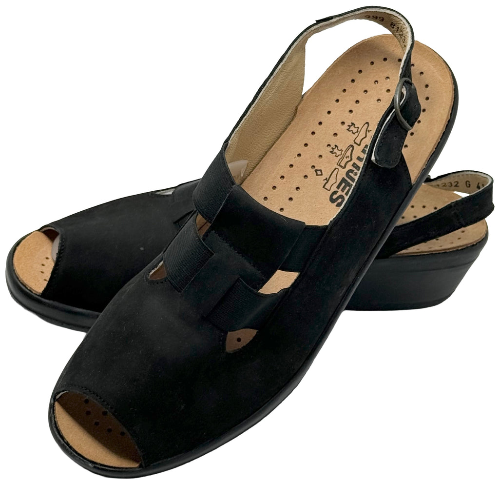 Vintage Hartjes Women's  Nubuck Sling-back Sandals 81232